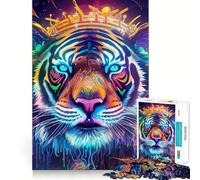 Puzzle Party Tiger da 1000 pezzi per ragazzi, gioco di intelletto, momento di condivisione, taglio di qualità, regalo memorabile (38x52cm)