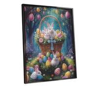 Puzzle pasquale - 1000 pezzi, gioco di puzzle, compito festivo di pensiero | Grande d'arte in cartone da 50 x 70 cm, attività di intrattenimento per le vacanze, idea di rilassante, donne