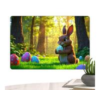 Puzzle pasquale, simpatico puzzle coniglietto | divertenti forniture pasquali, immagine unica con motivo di coniglio, decorazione per la casa dei cartoni animati per bambini e adulti