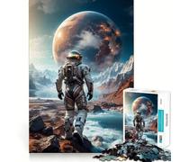 Puzzle "Passeggiando nel Cosmo" da 1000 pezzi per adolescenti,gioco stimolante per la mente,montaggio sicuro e stabile,attività divertente per tutta la famiglia (38x52cm)
