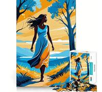 Puzzle "Passeggiata pomeridiana al sole" da 1000 pezzi per adolescenti, ideale per migliorare la memoria, rilassarsi e divertirsi, con ritagli precisi e pezzi da collezione 38x52cm