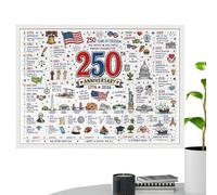 Puzzle Patriottici Decorazione Educativa Patriottica per America 250°