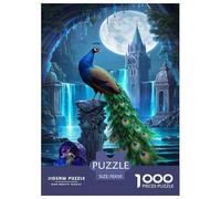 Puzzle Peacock Da 1000 Pezzi, Puzzle Castle Adulti, Gioco Diabilità Impossibile Puzzle Arte Giochi Rilassamento E Intelligenza Regalo Per Amore E Amico 70x50cm/1000pcs