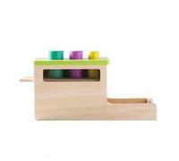 Puzzle Pedagogico in Legno Resistente, Scatola Per L Inseguimento Visivo Con Monete