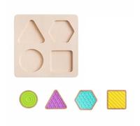 Puzzle Pedagogico in Legno Resistente, style to 4