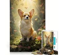 Puzzle Pembroke Welsh Corgi per ragazzi, 1000 pezzi, giocattolo divertente e rilassante, opera d'arte da collezione (50x75cm)