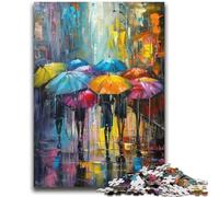 Puzzle "People in the Rain" da 2000 pezzi per adolescenti, sfida difficile e antistress, ideale come regalo per tutta la famiglia (70x100cm)