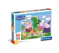 Clementoni - 26204 - Supercolor Puzzle - Peppa Pig - 60 Pezzi - Puzzle Bambini 4 Anni, Puzzle Cartoni Animati - Made In Italy