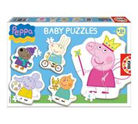 Educa - Puzzle 4in1 Baby Piggy Peppa e i suoi amici - 1-39 Pezzi