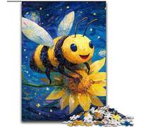 Puzzle per adolescenti 1000 api nel cielo notturno, elefante giocattolo, gioco intellettuale, regalo di compleanno, regali, arte murale per età 14+ (dimensioni 50x75cm)