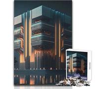 Puzzle per adolescenti 1000 Architettura urbana Gioco di sfida unico Sfida difficile Regali di compleanno Dimensioni 50x75cm