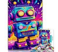 Puzzle per adolescenti 1000 Art Robot Puzzle da 1000 pezzi, gioco educativo per compleanni, Natale per età 14+ (dimensioni 75x50cm)