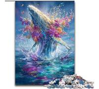 Puzzle per adolescenti 1000 balene magiche, gioco intellettuale giocattolo che rafforza l'amore tra coppie dai 14 anni in su (dimensioni 26x38cm)