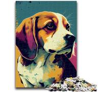 Puzzle per adolescenti 1000 Beagle Pop Art Dog Gioco educativo per famiglie Decorazione murale Regali unici per compleanno e Natale 50x75cm