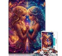 Puzzle per adolescenti, 1000 bellissimi puzzle per adulti con ragazze anime, stimolanti giochi di attività per famiglie, giocattoli fai da te per decorare le pareti di casa (dimensioni 38x26cm)