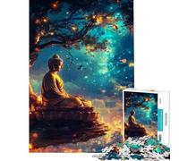 Puzzle per adolescenti 1000 Buddha Meditazione Puzzle antistress per adolescenti Analisi e logica aiutano ad allenare il cervello (Dimensioni 38x26cm)