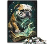Puzzle per adolescenti 1000 Bulldog Dog Educational Game Challenge Toy Wall Decoration Unique Birthday And Christmas Gifts 50x75cm