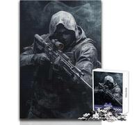 Puzzle per adolescenti 1000 cecchini militari in fumo Gioco di sfida unico Sfida difficile Regali di compleanno Dimensioni 50x75cm