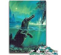 Puzzle per adolescenti 1000 Ci sono coccodrilli sott'acqua per età 14+ Gioco rompicapo Il miglior regalo per adulti e adolescenti 50x75cm