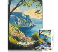 Puzzle per adolescenti 1000 Cinque Terre National Park Staycation Kill Time Gioco pratico Regali di Babbo Natale segreto (dimensioni 50x75cm)