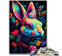 Puzzle per adolescenti 1000 conigli, gioco stimolante e decorazione da parete per famiglie, regali unici per compleanno e Natale, 50x75cm