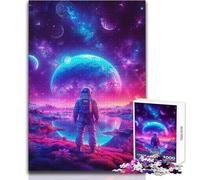 Puzzle per adolescenti 1000 Contemplazione cosmica Vacanza a casa Giochi per uccidere il tempo in famiglia Ottimo regalo per i giochi (dimensioni 38x52cm)