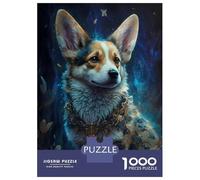 Puzzle Per Adolescenti 1000 Corgi Dog Puzzle Per Adulti Gioco Rompicapo Gara Di Velocità Manuale Per Compleanno, Natale 52x38cm/1000pcs