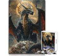Puzzle per adolescenti 1000 Dragon of Redemption Staycation Kill Time Giochi per famiglie Ottimo regalo per i giochi (dimensioni 50x75cm)