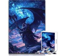 Puzzle per adolescenti 1000 Fantasy Dark Fallen Angel Staycation Kill Time Gioco pratico Regali di Babbo Natale segreto (dimensioni 50x75cm)
