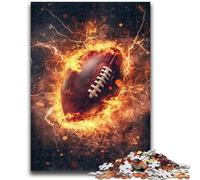 Puzzle per adolescenti 1000 Flame Rugby per età 14 anni e oltre Giochi per famiglie Gioco di Natale Regali per donne 50x75cm