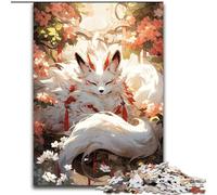 Puzzle per adolescenti 1000 Fox God, gioco per famiglie antistress, sfida difficile, rafforza l'amore tra coppie (dimensioni 26x38cm)