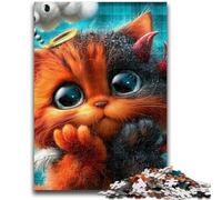 Puzzle per adolescenti 1000 Gattini del diavolo per età 14+ Gioco rompicapo Il miglior regalo per adulti e adolescenti 50x75cm