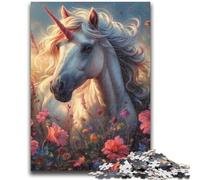 Puzzle per adolescenti 1000 giocattoli educativi a forma di unicorno della giungla, decorazioni per la casa uniche e regali per bambini dai 14 anni in su, 50x75cm