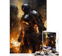 Puzzle per adolescenti 1000 giocattoli fai da te Dark Warrior ottimo regalo per giochi rompicapo aiuta a esercitare il cervello dimensioni 50x75cm