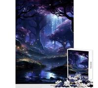Puzzle per adolescenti 1000 giocattoli fai da te della foresta magica ottimo regalo per giochi rompicapo aiuta a esercitare il cervello dimensioni 38x26cm