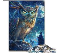Puzzle per adolescenti 1000 Gufi di notte per età 14+ Difficili da completare ma divertenti e spiritosi Ottimi regali e giocattoli (dimensioni 50x75cm)