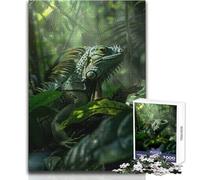 Puzzle per adolescenti 1000 Maestà della Giungla Gioco di sfida unico Sfida difficile Regali di compleanno Dimensioni 38x52cm