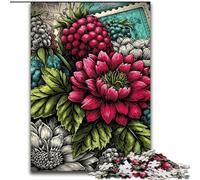 Puzzle per adolescenti 1000 magnifici lamponi, giocattolo educativo intellettuale decomprimente, regalo di compleanno, regali, arte murale (dimensioni 26x38cm)