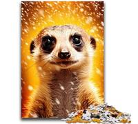 Puzzle per adolescenti 1000 Meerkat Lighting per età 14 anni e oltre Giochi per famiglie Regali di Natale per donne 26x38cm