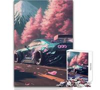 Puzzle per adolescenti 1000 Nissan S Silvia Sakura Staycation Kill Time Gioco pratico Regali di Babbo Natale segreto (dimensioni 38x52cm)