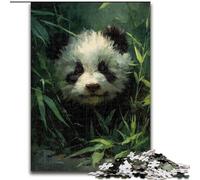 Puzzle per adolescenti 1000 panda nella foresta di bambù, per età 14+, adatti per coppie, attività divertenti da fare a casa, regalo di compleanno, regali da viaggio dimensioni 50x75cm