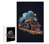 Puzzle Per Adolescenti 1000 PCS A Classic Steam Train Puzzle Per Adulti Giochi Rilassanti Decorazione Da Parete Ottimo Regalo Per I Giocatori 1000 PCS