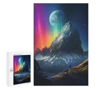 Puzzle Per Adolescenti 1000 PCS A Man Standing On Mountain Puzzle Per Adulti, Gioco Rompicapo, Decorazione Perfetta, Divertimento A Casa, Attività, 1000 PCS