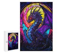 Puzzle per Adolescenti 1000 PCS Abstract Skeleton Dragon Puzzle per Adolescenti Giochi Rilassanti Regali per le Donne Attività Divertenti A Casa 1000 PCS