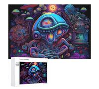 Puzzle Per Adolescenti 1000 PCS Alien Dreamscape A Cosmic Vision Puzzle Per Adolescenti Giocattoli Antistress Assemblaggio Di Modelli Regali Unici Per Compleanno E Natale 1000 PCS