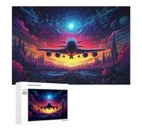 Puzzle Per Adolescenti 1000 PCS Alien Spaceship Encounter Puzzle, Gioco Rompicapo, Regalo Di Compleanno, Attività Divertenti Da Fare A Casa, 1000 PCS