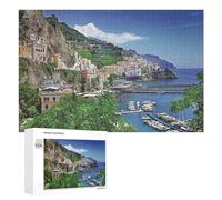 Puzzle Per Adolescenti 1000 PCS Amalfi Coast Charm -1 Puzzle Per Adulti Gioco Rompicapo Difficile Difficile Unico Compleanno E Regali 1000 PCS