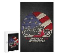 Puzzle Per Adolescenti 1000 PCS American Pride Motorcycle Puzzle Giocattolo Decorazione Da Parete Decorazione Per La Casa Regali Unici Di Compleanno E Natale 1000 PCS