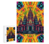 Puzzle Per Adolescenti 1000 PCS Angkor Wat Art Puzzle Per Adolescenti Giochi Rilassanti Assemblaggio Di Modelli Regali Unici Per Compleanno E Natale 1000 PCS