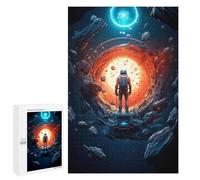 Puzzle Per Adolescenti 1000 PCS Astronaut And The Unknown Puzzle Antistress Decorazione Per La Casa Regali Unici Per Compleanno E Natale 1000 PCS